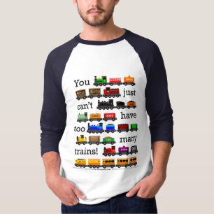 Too Many Trains Jersey T-Shirt