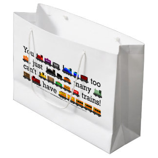 Too Many Trains! Large Gift Bag