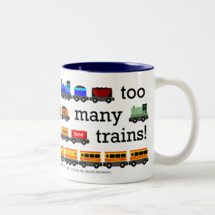 Too Many Trains Mug