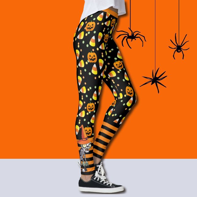 Too Much Candy! Halloween Gone Sugar Overload Leggings (Creator Uploaded)
