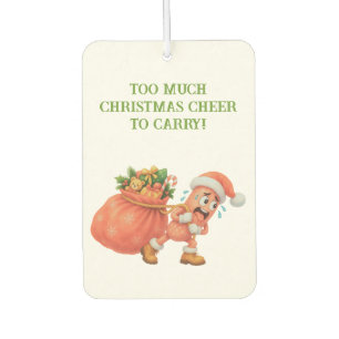 Too much Christmas Cheer to Carry! Salami Car Air Freshener