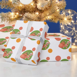 Too much Christmas Cheer to Carry! Salami Wrapping Paper