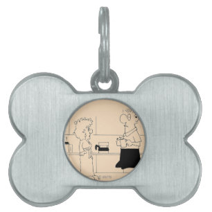 Too Much Coffee Pet ID Tag