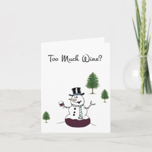 Too Much Holiday Card