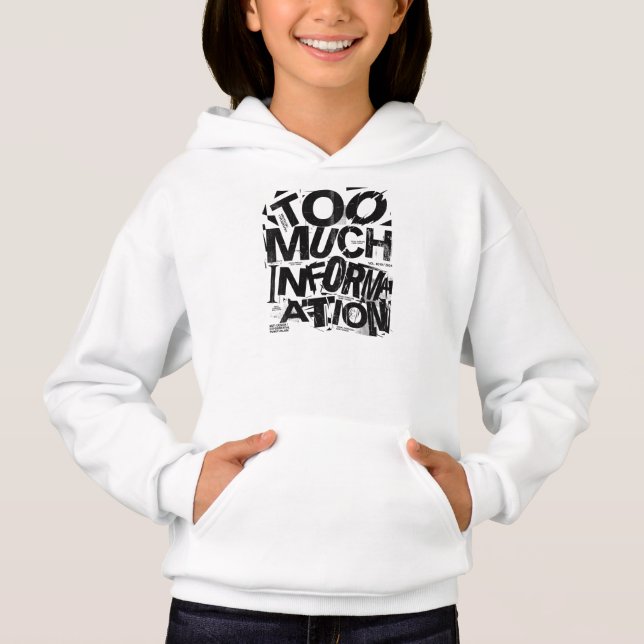 TOO MUCH INFORMATION | Brutalist Typography Street (Front)