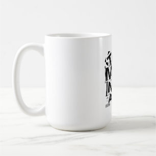 TOO MUCH INFORMATION Brutalist Typography Street Coffee Mug