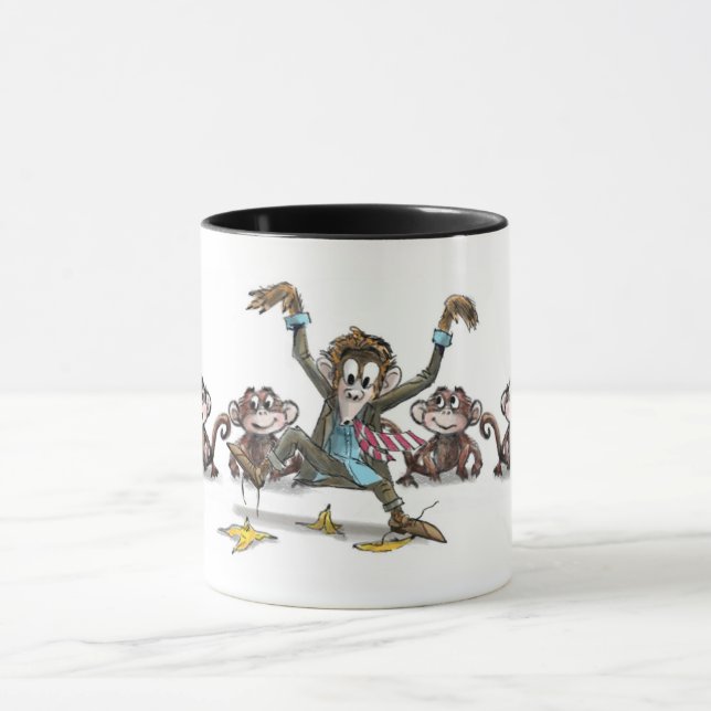 Too Much Monkey Business Mug (Center)