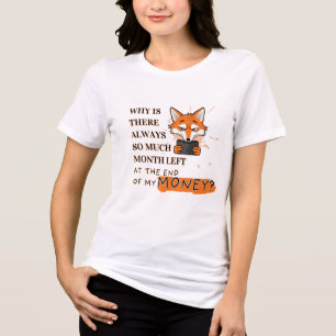 Too Much Month, Too Little Money Tri-Blend Shirt