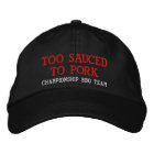 Too Sauced To Pork BBQ Hat