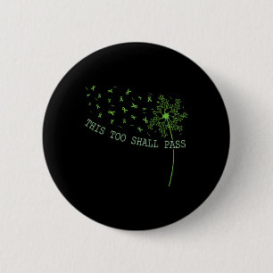 Too Shall P Happy Mental Health Awareness Graphic 6 Cm Round Badge
