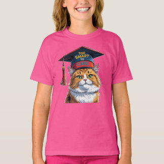 Too Smart to Care | Sarcastic Witty Confidence T-S T-Shirt