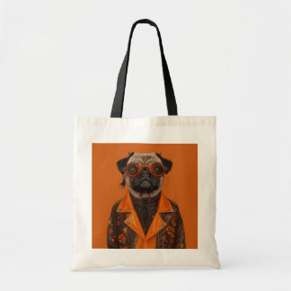 Too Spooky to Handle Pug Tote Bag