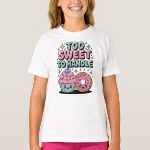 Too Sweet to Handle   Doughnut Kids T-Shirt