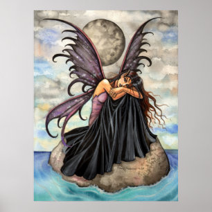 Too Tired to Fly Fairy Poster