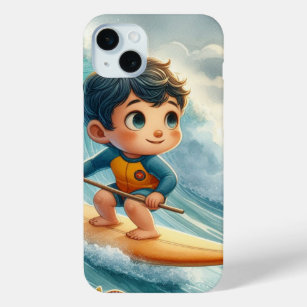 Toobin-Roobin the Surfer Kid  iPhone 15 Mini Case
