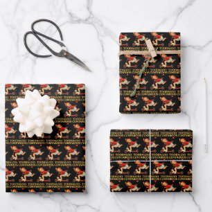 Toodaloo Cuntaroos Funny Sarcastic Retro Humor Wrapping Paper Sheet