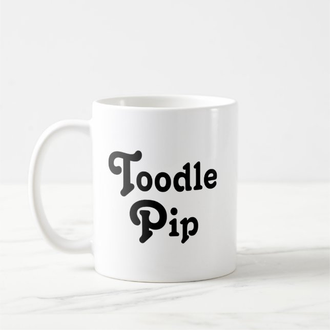 Toodle Pip Coffee Mug (Left)