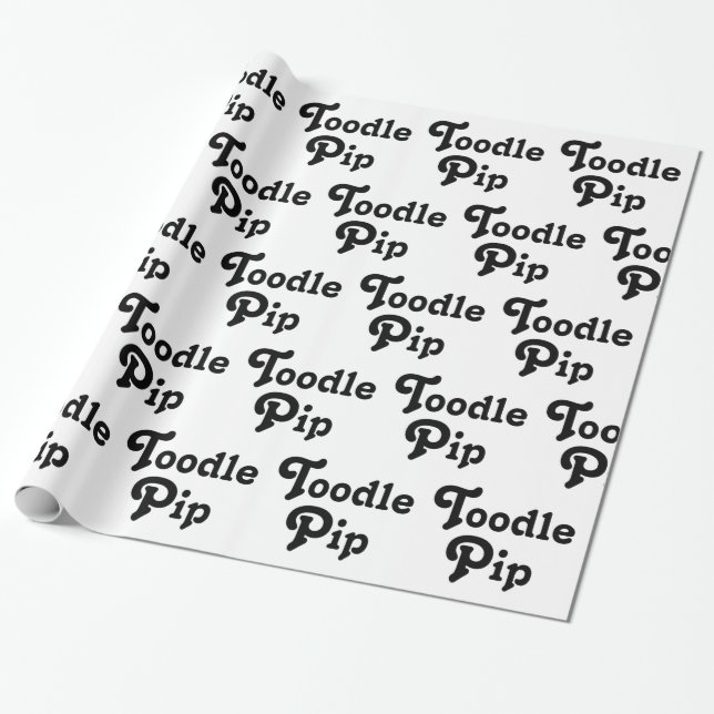 Toodle Pip Wrapping Paper (Unrolled)