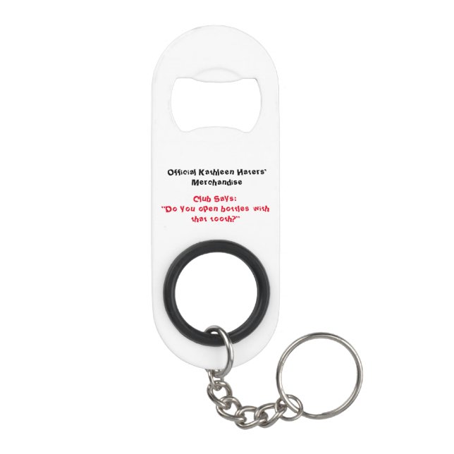 Toof Mini Bottle Opener With Keychain (Back)