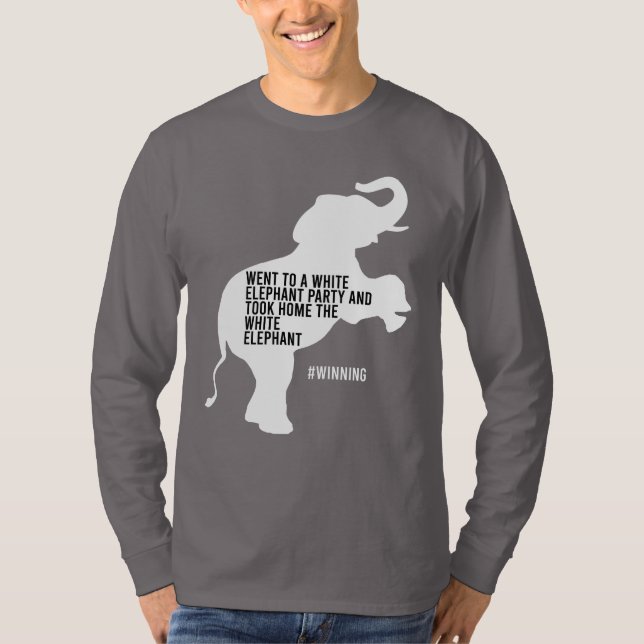 Took Home White Elephant Funny T-Shirt (Front)