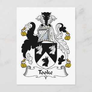 Tooke Family Crest Postcard