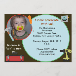 Tool Birthday Invitation