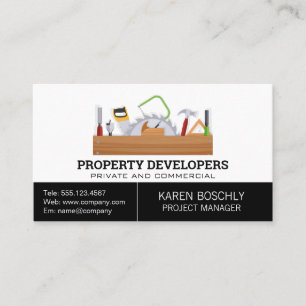 Tool Box Carpentry Business Card