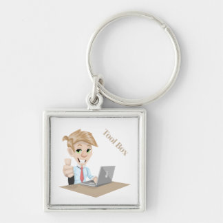 Tool Box Cartoon Key Ring