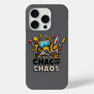 Tool Dad iPhone 15 Pro Case Funny Chaos King Gift