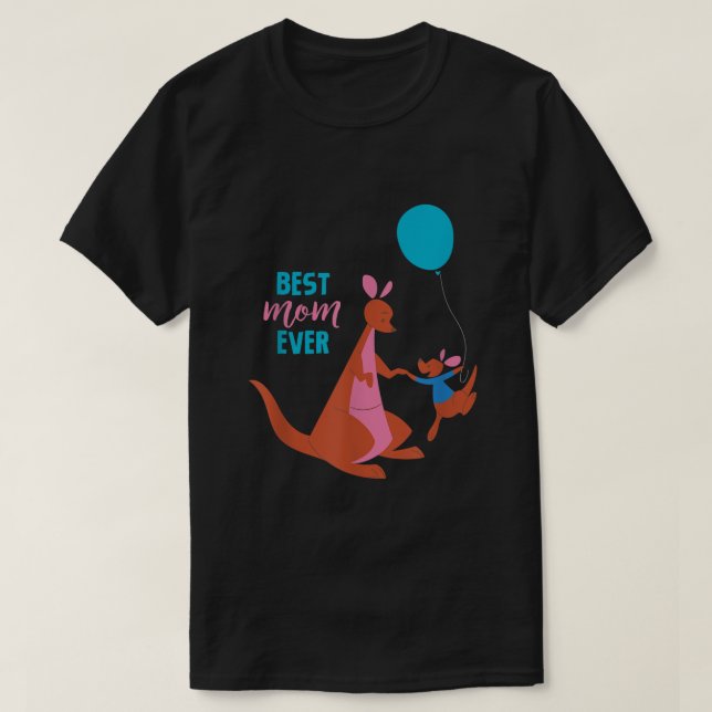 ToolDisney Winnie the Pooh Kanga and Roo Best Mum  T-Shirt (Design Front)