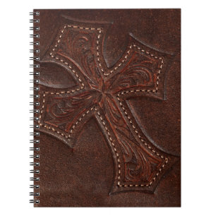 Tooled leather pattern Notebook