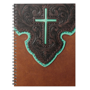Tooled leather pattern Notebook