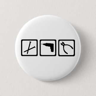 Tools 6 Cm Round Badge