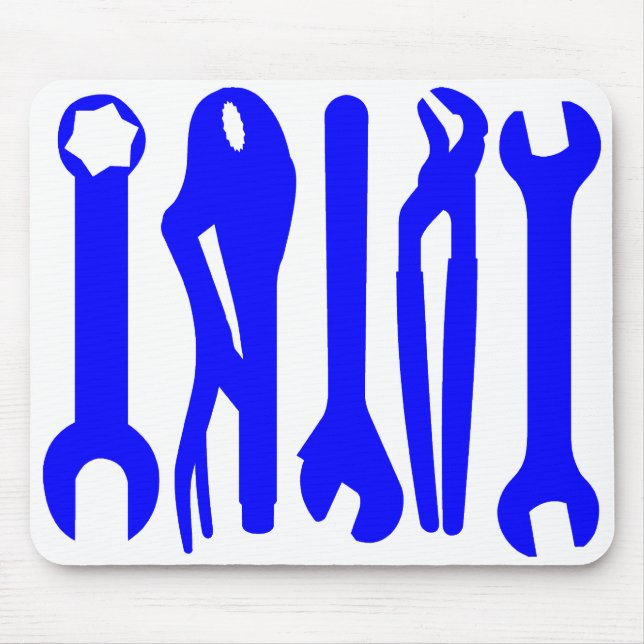 Tools - Blue Mouse Mat (Front)
