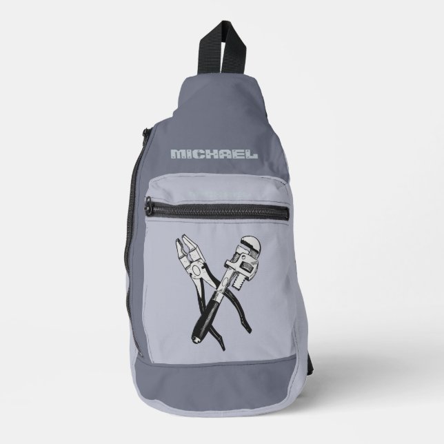 TOOLS custom name Sling Bag (Front)