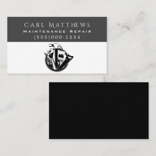 Tools Design Handyman Maintenance Repair Service Business Card