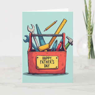 Tools Fathers Day Greeting Card