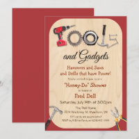 Tools & Gadgets Honey Do Shower Invitation