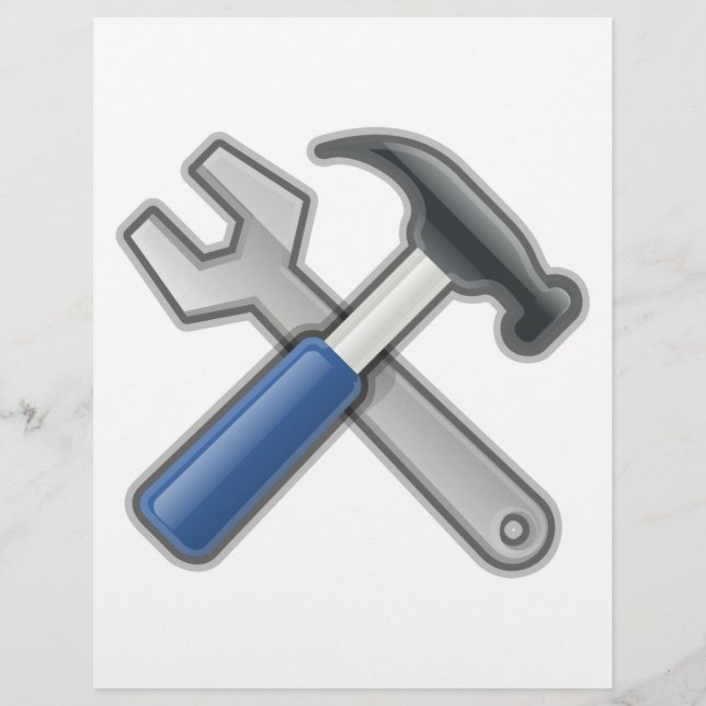 Tools, Hammer and Wrench Flyer (Front)