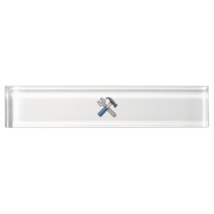 Tools, Hammer and Wrench Nameplate