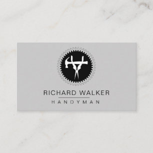 Tools Handyman Mechanic Auto Carpenter Industry Business Card