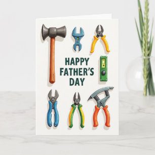 Tools Happy Fathers Day Card
