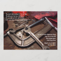 Tools Masculine Invitation