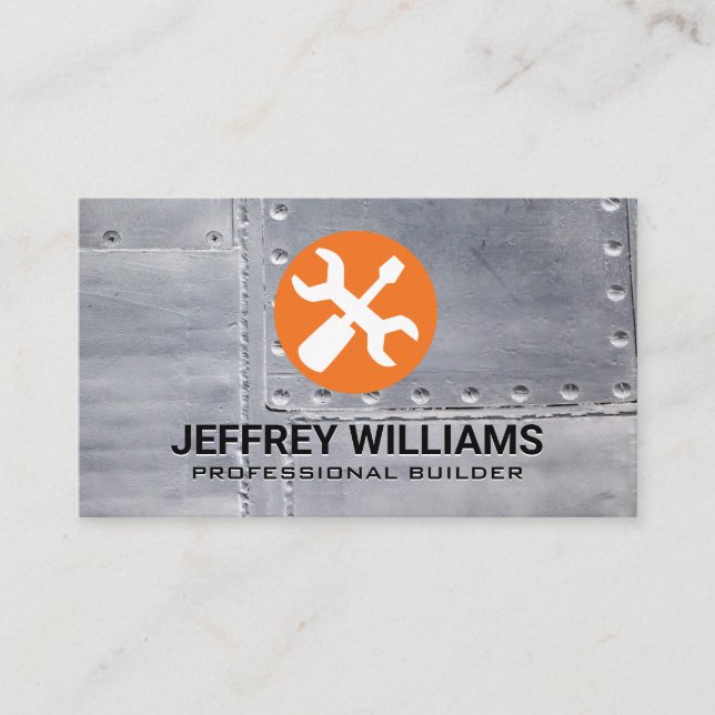 Tools | Metal Rivets Business Card (Front)