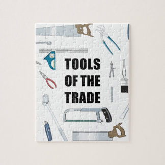 Tools of the trade: Hardware used by handyman Jigsaw Puzzle