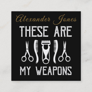 Tools of the Trade Personalize Square Business Card