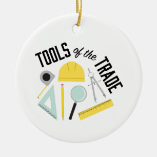 Tools Of Trade Ceramic Tree Decoration