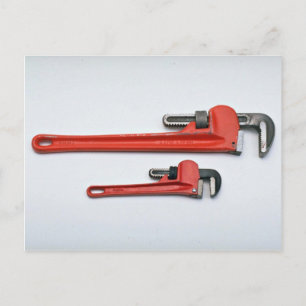 Tools of Trade- Two monkey wrenches Postcard