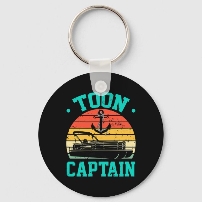 Toon Captain  Key Ring (Front)