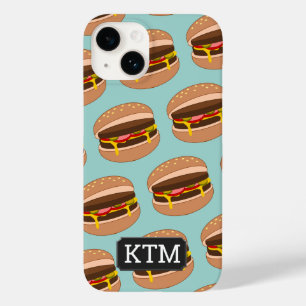 Toon Hamburgers - Open Sesame Bun - add initials Case-Mate iPhone 14 Case
